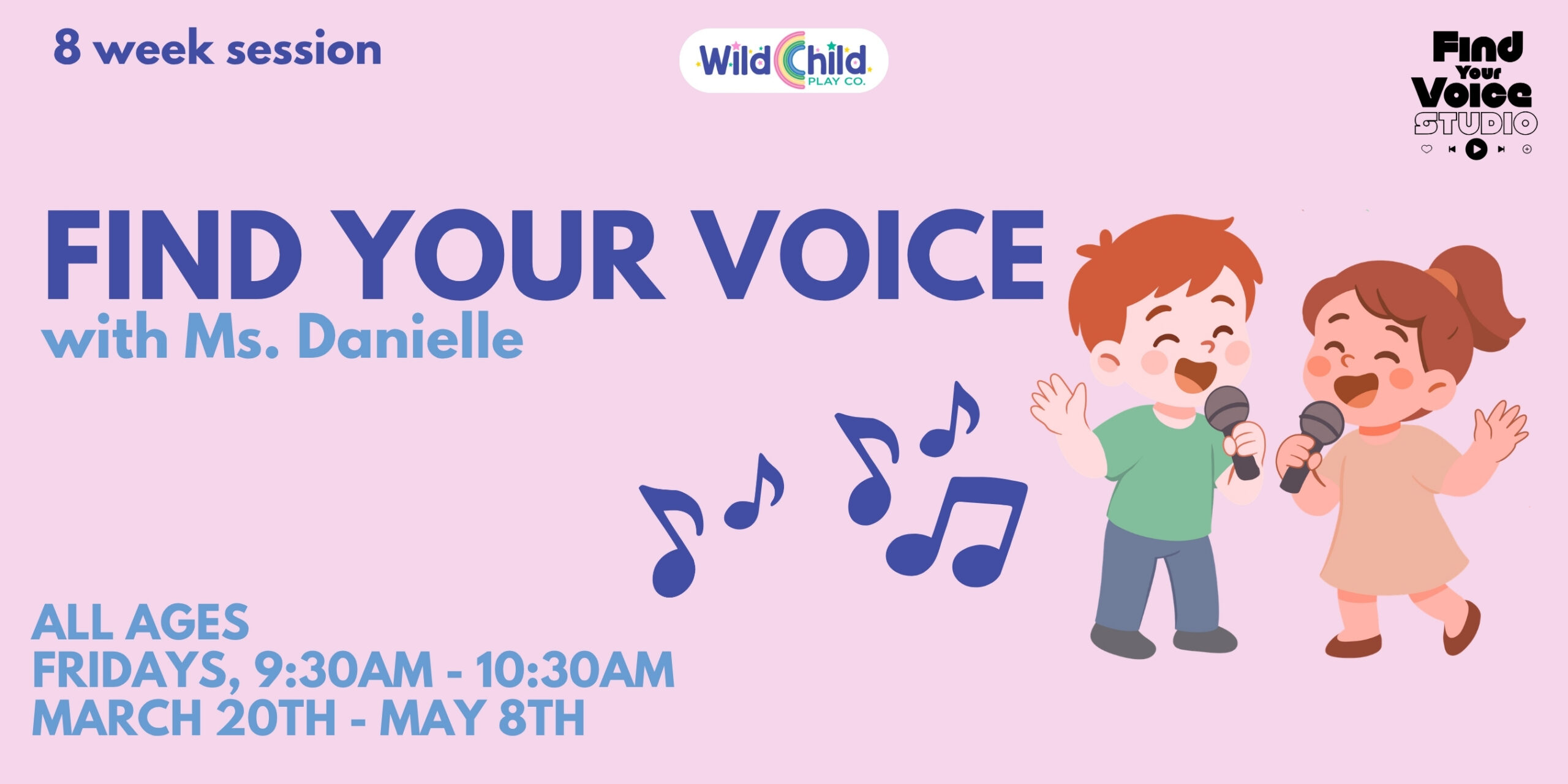Find Your Voice with Ms. Danielle – Spring Session