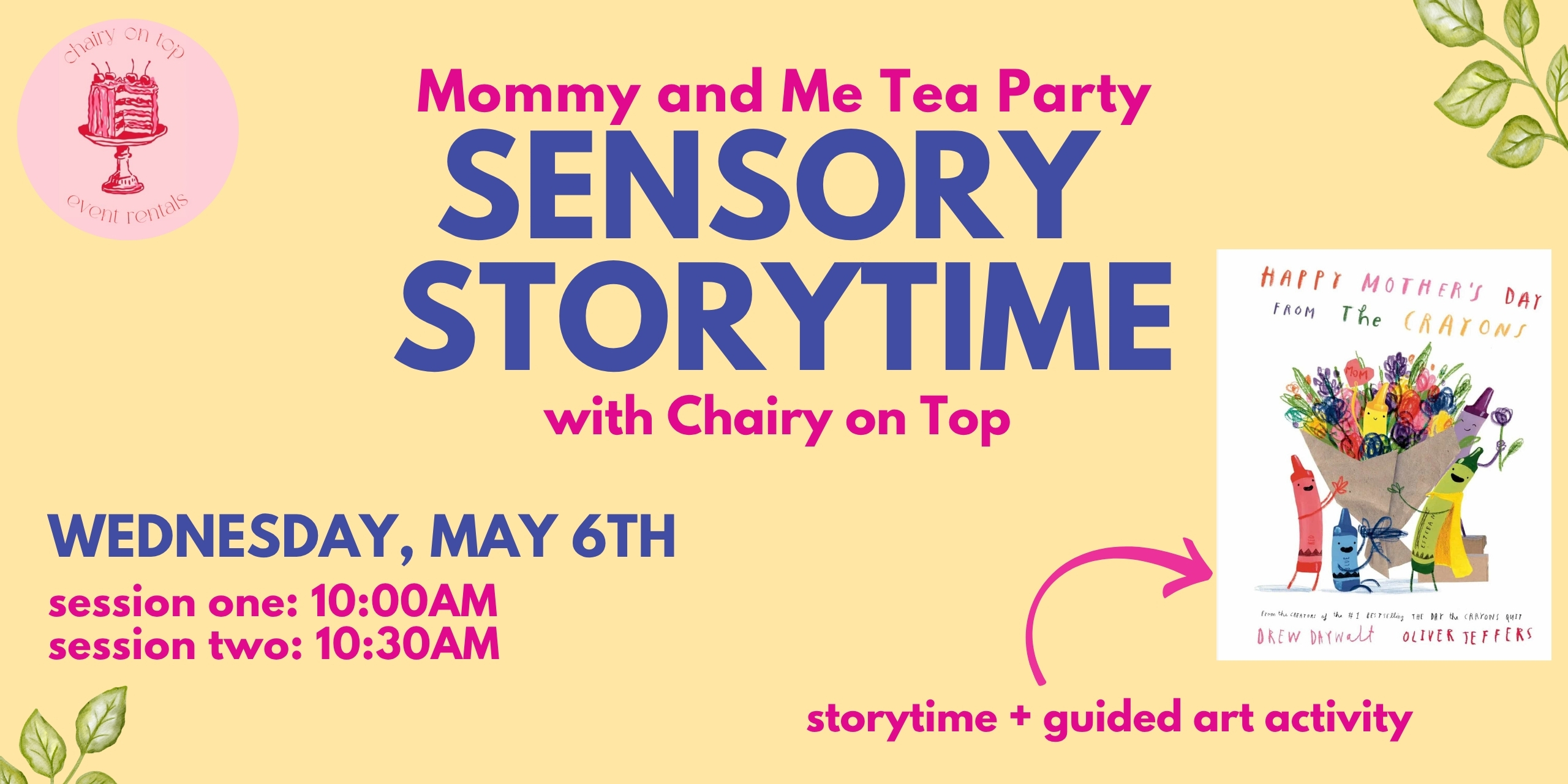 Sensory Storytime with Chairy on Top